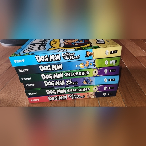 6PCS COLOR Editions DOGMAN BOOKS NO SEPARATING EXCELLENT DEAL! - Picture 2 of 6